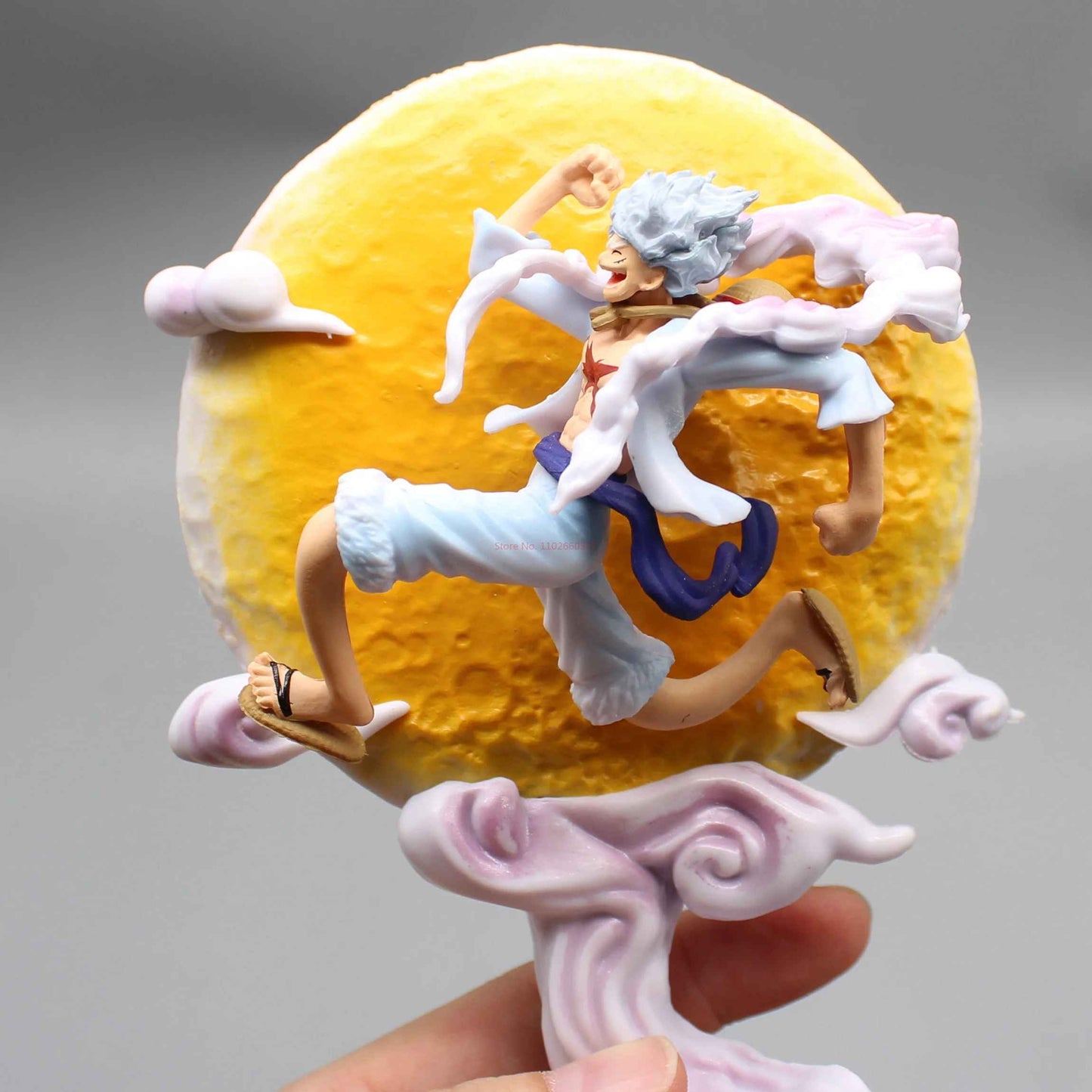 Luffy Rush To The Moon Lamp Figurine