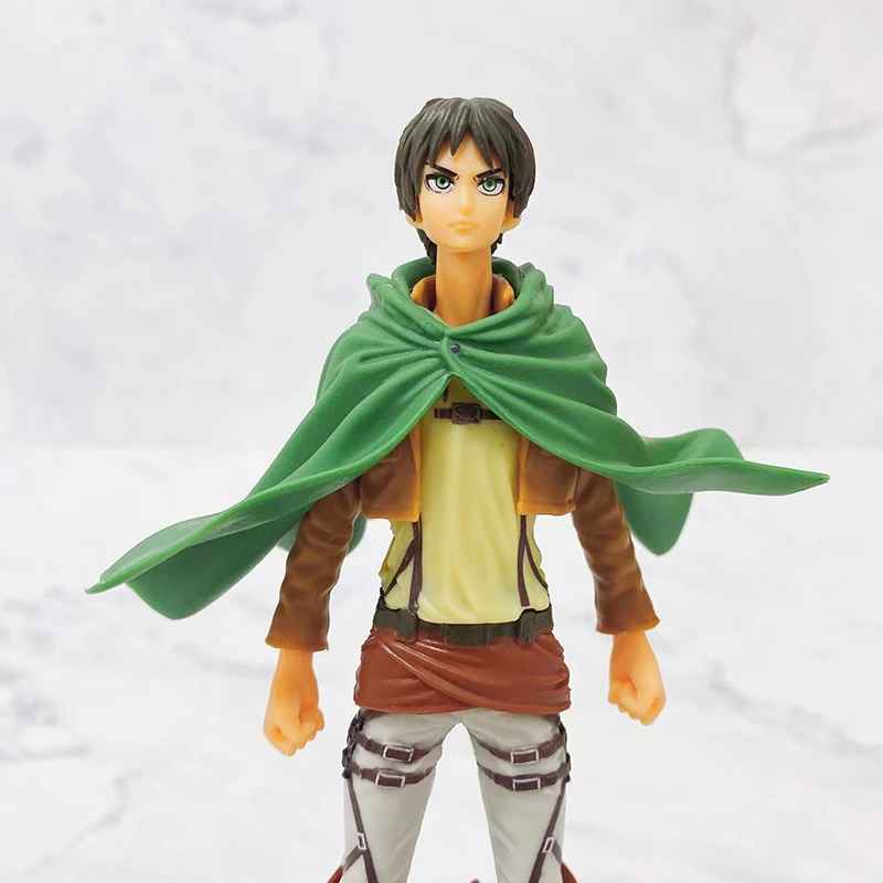 Eren Yeager Figure | Attack on Titan Survey Corps Statue Anime Collectible | Geekzillaa