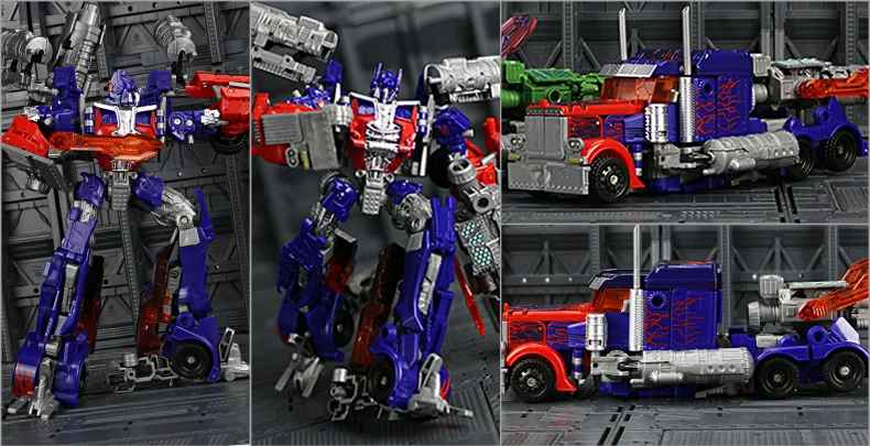 Transformers 2-in-1 Transforming Action Figures – Premium Alloy Edition Optimus Prime, Bumblebee, & Tank Megatron Convertible Robot-to-Vehicle