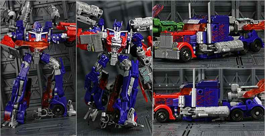 Transformers 2-in-1 Transforming Action Figures – Premium Alloy Edition Optimus Prime, Bumblebee, & Tank Megatron Convertible Robot-to-Vehicle