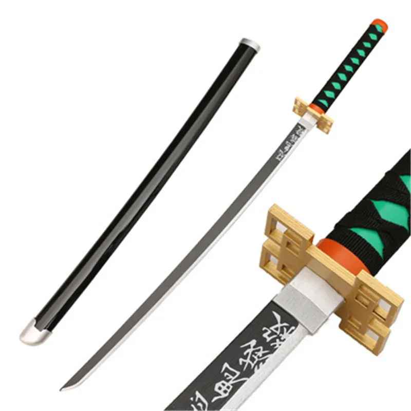 Premium Demon Slayer Hashira Nichirin Katana Replica – High-Quality Metallic Samurai Sword with Scabbard (Giyu, Rengoku, Tokito, Mitsuri)