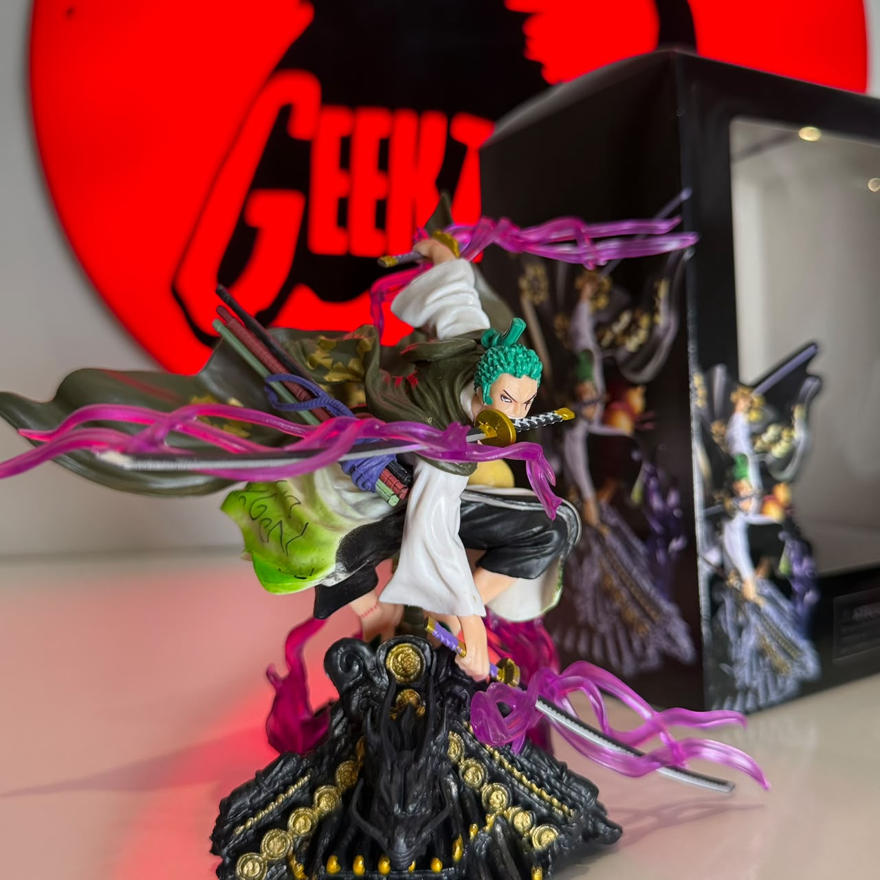 ONE PIECE "RORONOA ZORO" WANO ENMA PREMIUM DIORAMA FIGURE