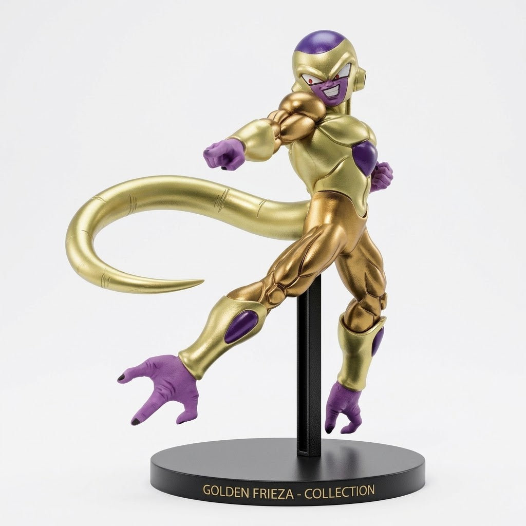 Dragon Ball Super Golden Frieza Anime Action Figure - PVC Statue with Stand