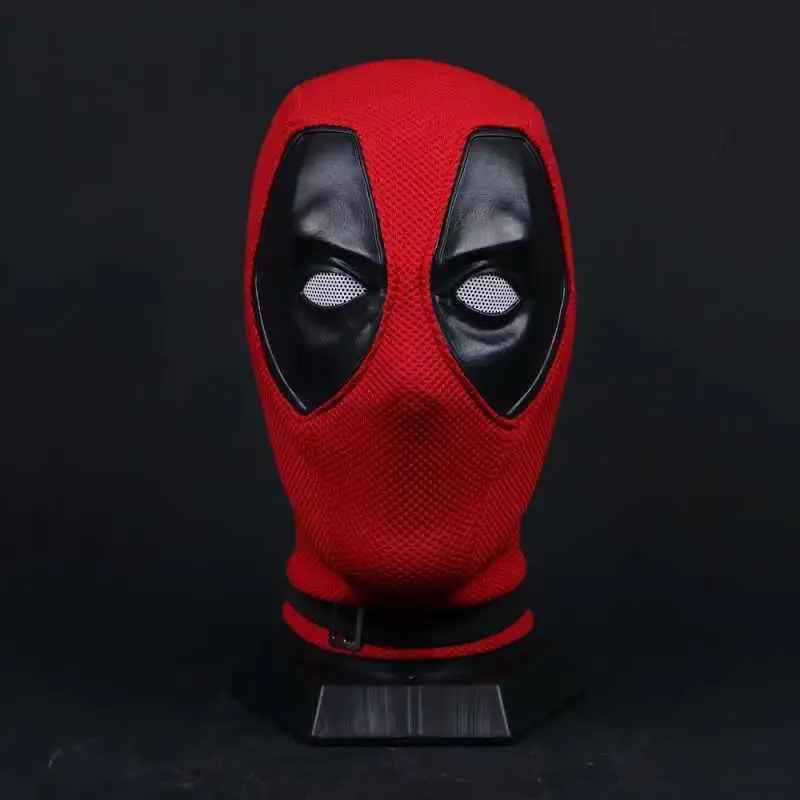 Deadpool Premium Fabric Cosplay Mask – Merc with a Mouth Textured Balaclava Hood, Movie-Accurate Anti-Hero Costume Accessory & Collector Display