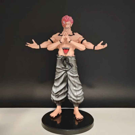 Jujutsu Kaisen Ryomen Sukuna 19.5cm True Form Action Figure – 4-Armed Anime Statue