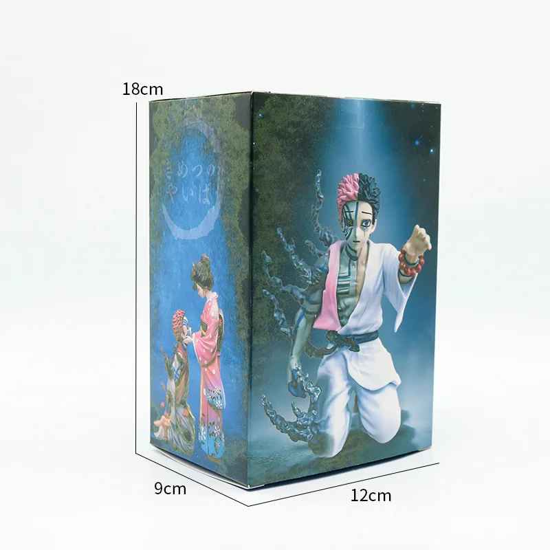 Akaza Demon Slayer Figure - Upper Moon Three "Hakuji" Transition Statue | 18cm Kimetsu no Yaiba Collectible | Emotional Backstory Edition