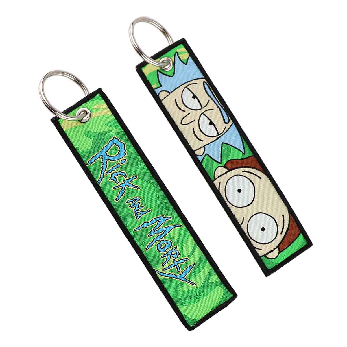 Rick and Morty "Multiverse Portal" Embroidered Keychain