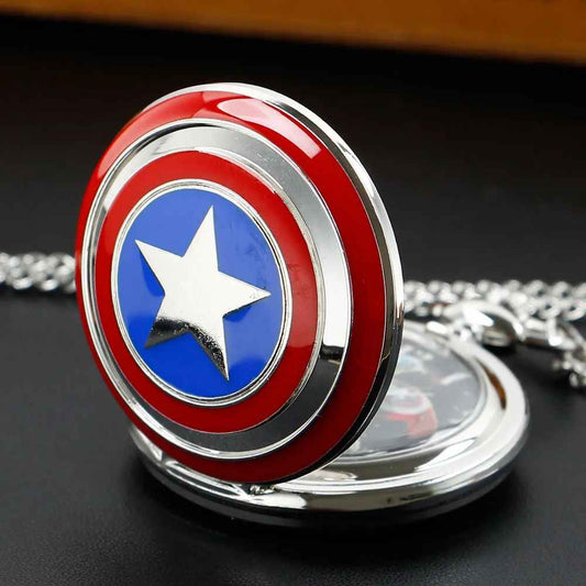 🛡️ Captain America "Sentinel of Liberty" Pocket Watch