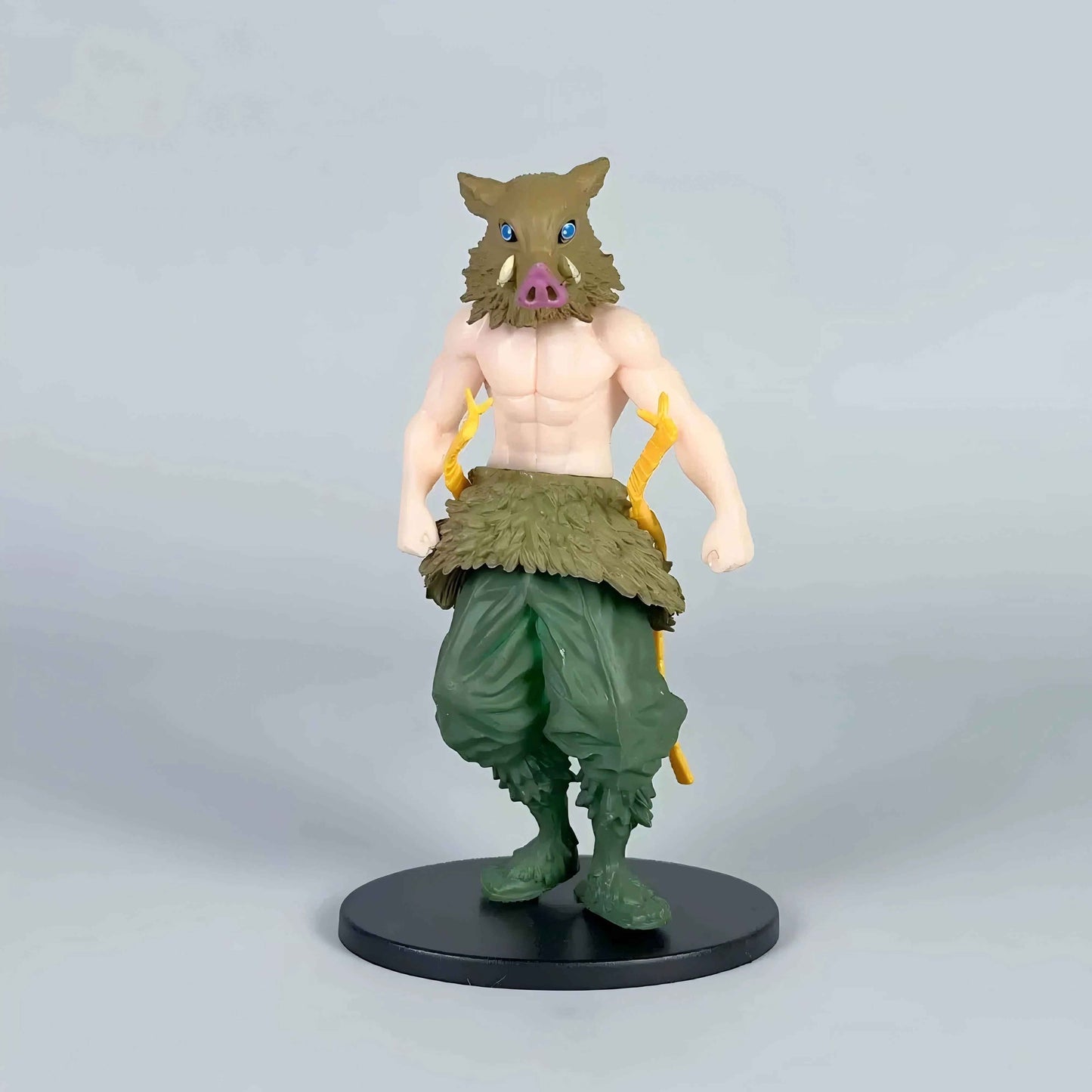 Demon Slayer Action Figure Set – 6-Piece Kimetsu no Yaiba Figurine Collection, Tanjiro, Nezuko, Zenitsu, Inosuke, Giyu, and Shinobu Statues with Bases