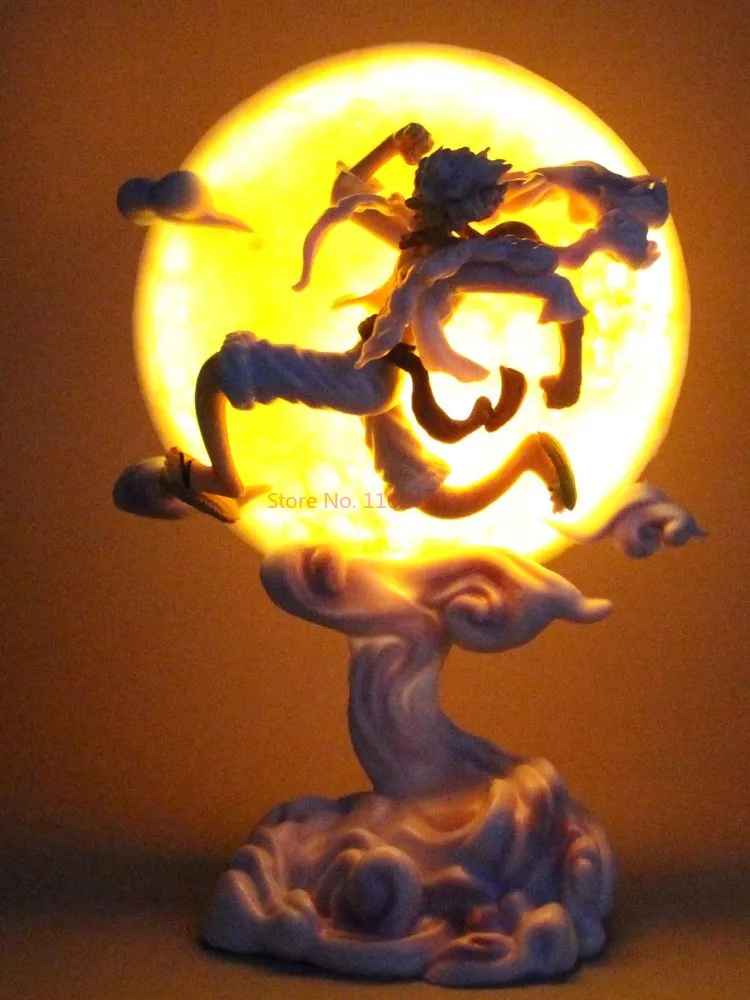 Luffy Rush To The Moon Lamp Figurine