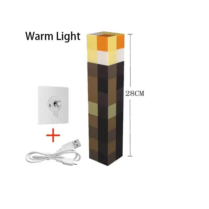 Minecraft 8-Color Pixel Torch