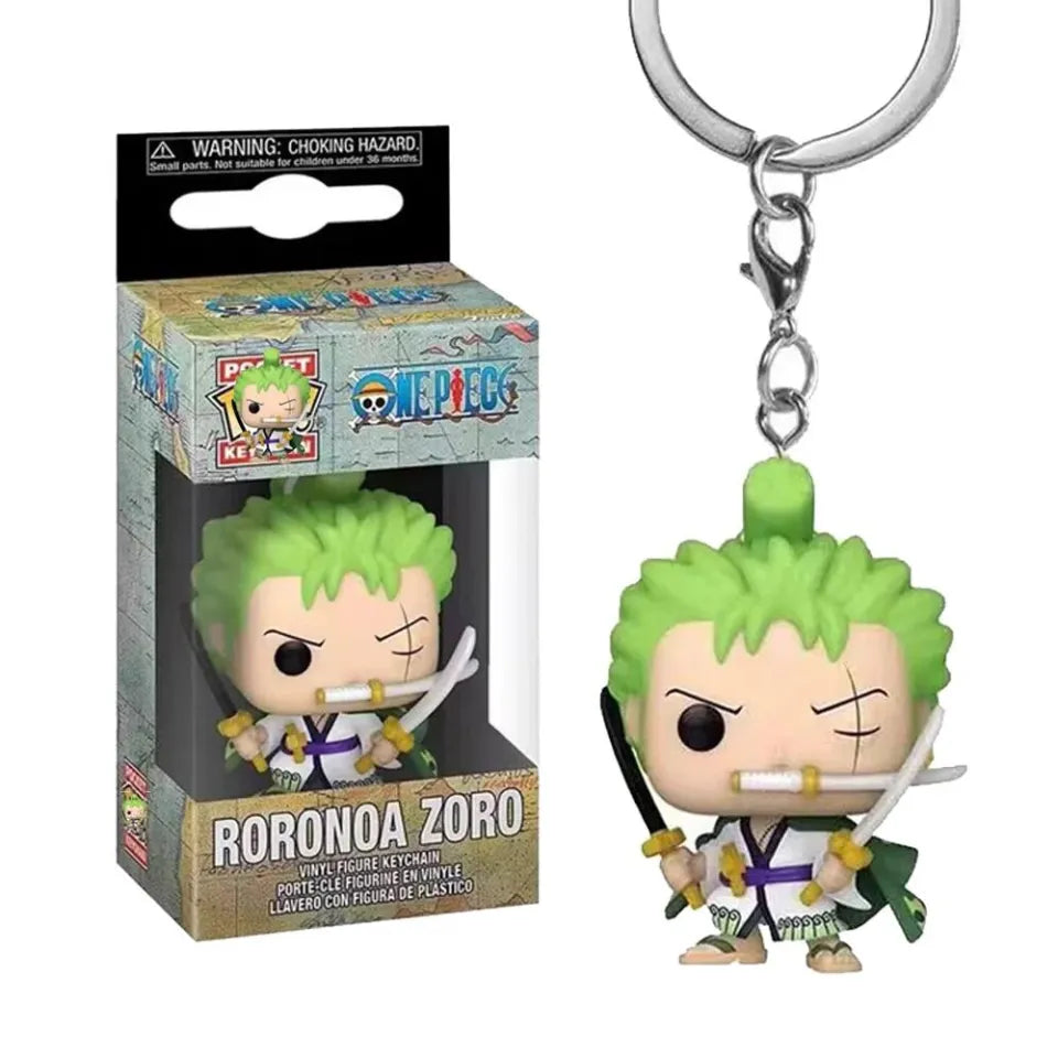 Roronoa Zoro One Piece Funko Pop! Keychain – Anime Vinyl Figure Key Ring | Geekzilla