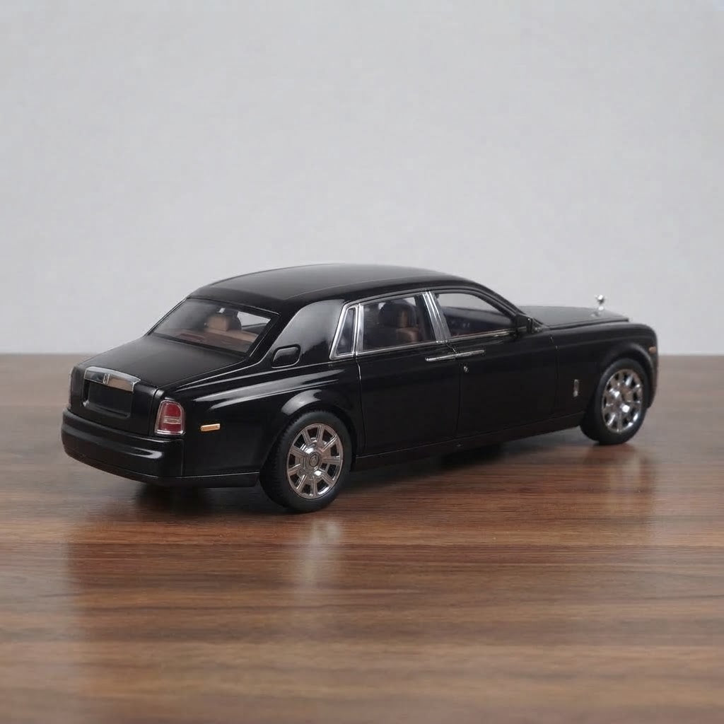 Rolls-Royce Luxury Metal Diecast Model Car – Simulation Sound & Light Pull-Back Edition | Geekzilla