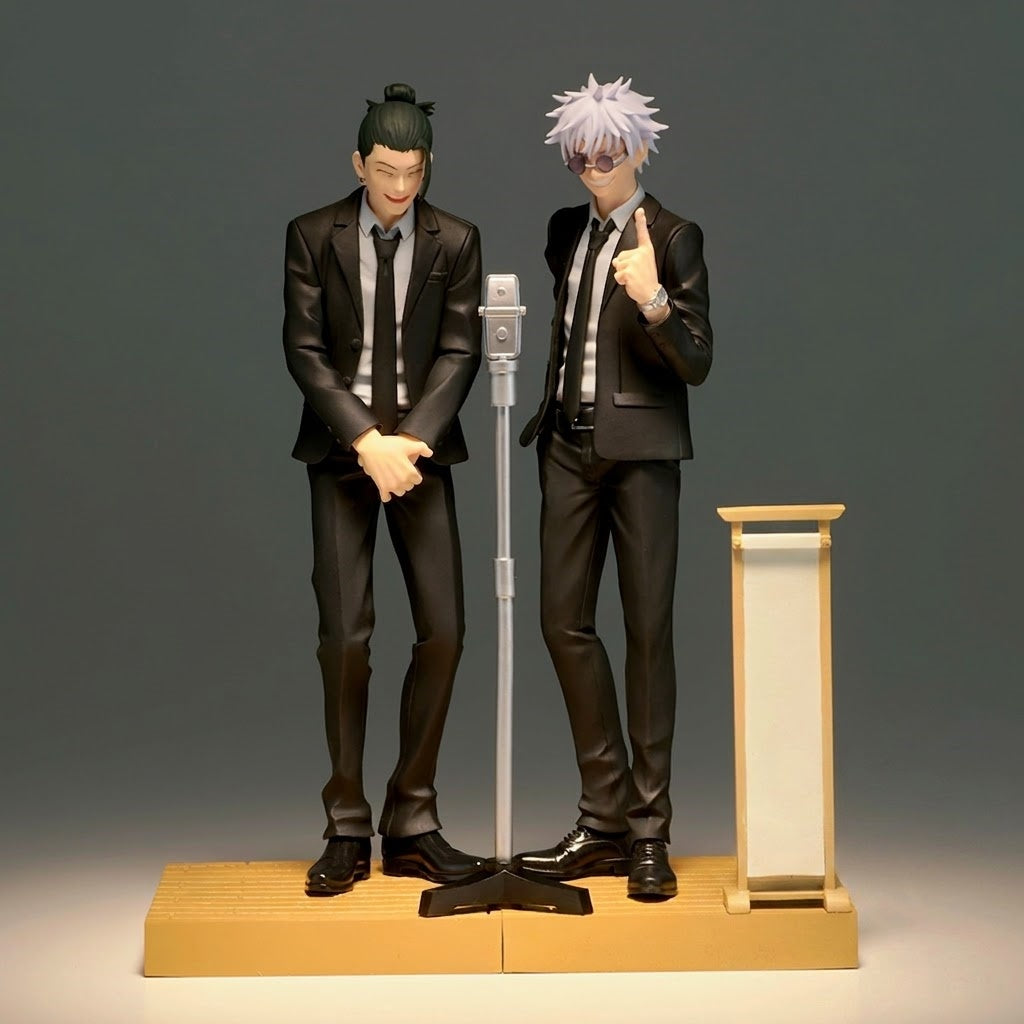 Jujutsu Kaisen Gojo & Geto Diorama Figure Set – Premium Suit Version Collectibles | Geekzilla