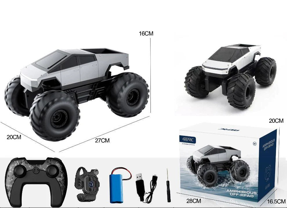 Alpine Waterproof Remote Control Monster Truck – All-Terrain RC Toy with Controller | Geekzilla
