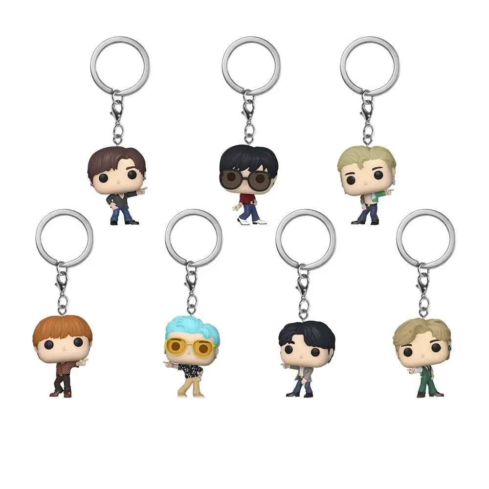 BTS members premium characters keychain