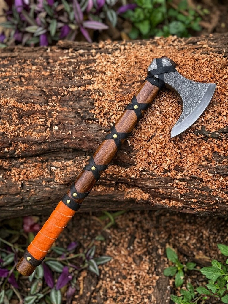 Vikings "Raider Axe" Replica – Premium Nordic Battle Axe Metal Edition