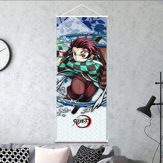 Demon Slayer Wall Scroll Collection – Tanjiro, Nezuko, Hashiras & More