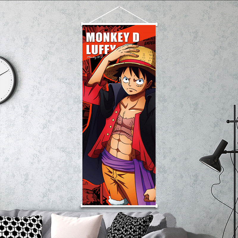 🏴‍☠️ One Piece Wall Scroll Collection – Wanted Posters & Character Art (Multiple Sizes)