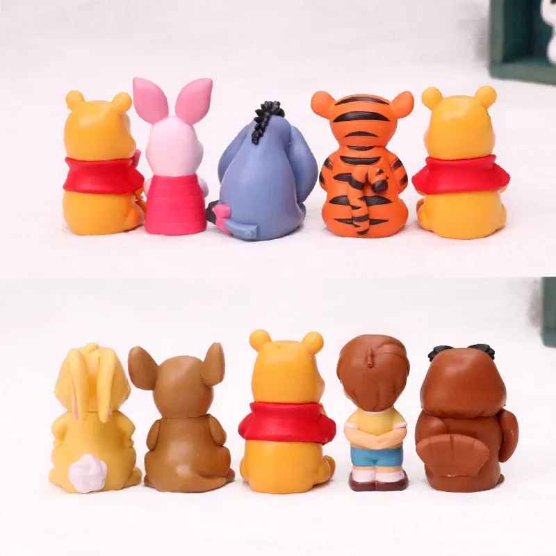 10-Piece Winnie the Pooh & Friends Figure Set | Disney Hundred Acre Wood Collectibles | Pooh, Tigger, Eeyore & Piglet Miniatures