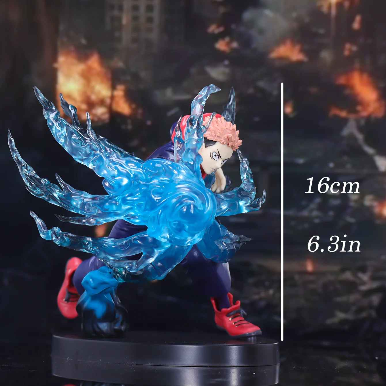 Jujutsu Kaisen Yuji Itadori Cursed Energy Action Figure – 16cm Anime Statue