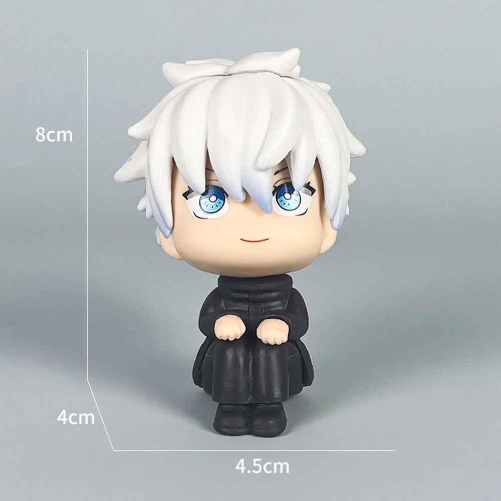 Jujutsu Kaisen 5-Piece Set – Collectible 9cm PVC Figures of Gojo, Yuji, Megumi and Nobara
