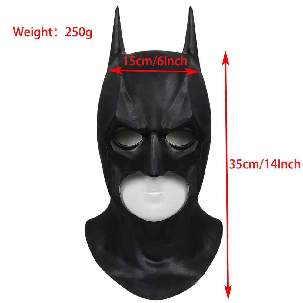 Batman 1989 Full Head Mask – Cosplay Superhero Bruce Wayne Halloween Party Prop