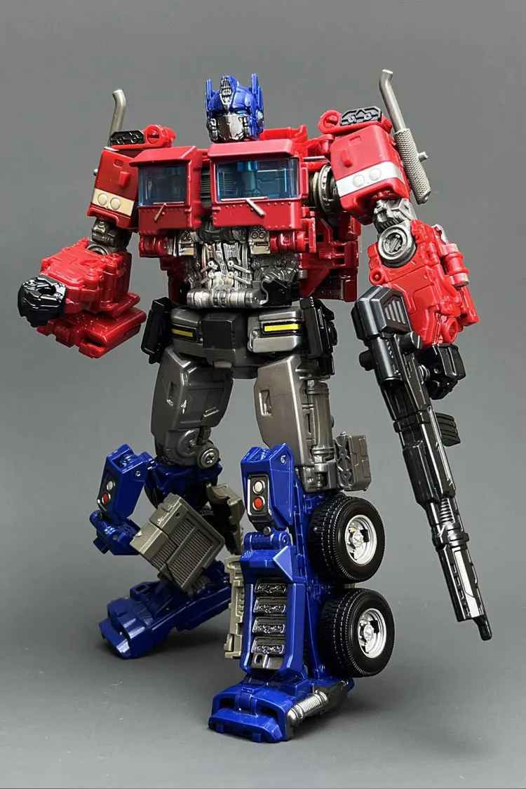 Transformers 2-in-1 Transforming Action Figures – Premium Alloy Edition Optimus Prime, Bumblebee, & Tank Megatron Convertible Robot-to-Vehicle