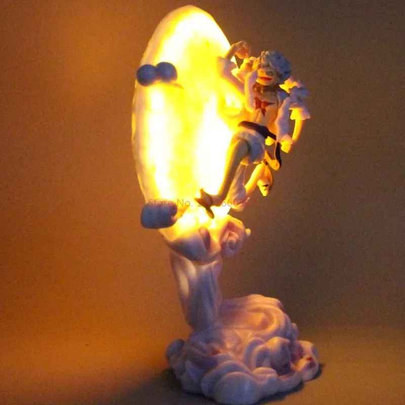 Luffy Rush To The Moon Lamp Figurine