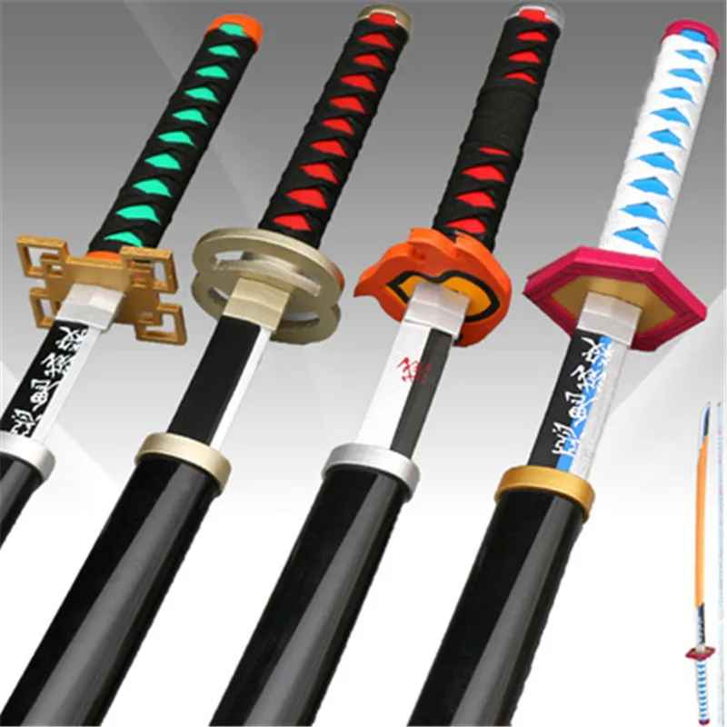 Premium Demon Slayer Hashira Nichirin Katana Replica – High-Quality Metallic Samurai Sword with Scabbard (Giyu, Rengoku, Tokito, Mitsuri)