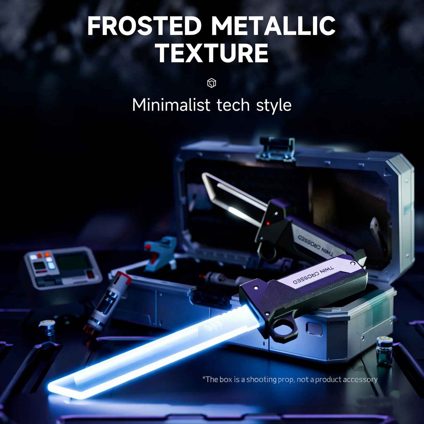 Cyberpunk "Twin Crossed" Futuristic Dual Tactical Blades – Neon LED Style Sci-Fi Cosplay Melee Weapon, Premium Replica Display Props (Set of 2 Variants)