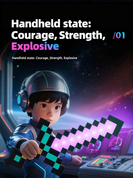 The Diamond minecraft Sword: Legendary Glow