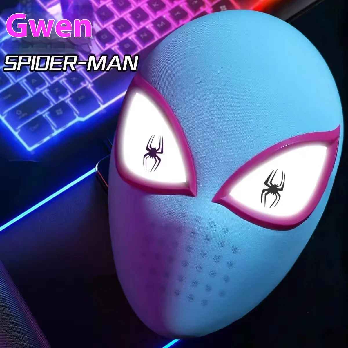 Gwen Stacy "Ghost-Spider" Touch-Sensitive Premium Mask