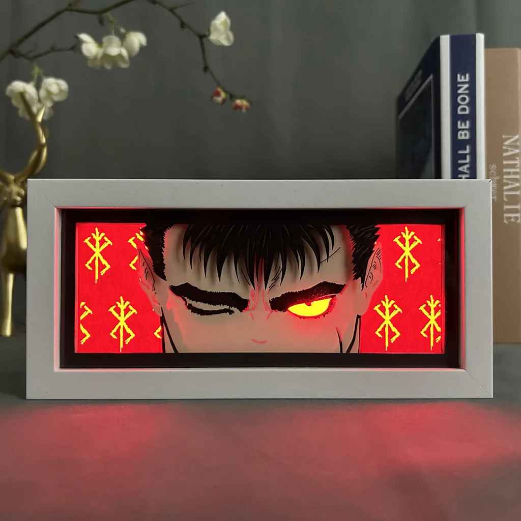 ⚔️ Guts "Black Swordsman" Multi-Layered RGB Light Box