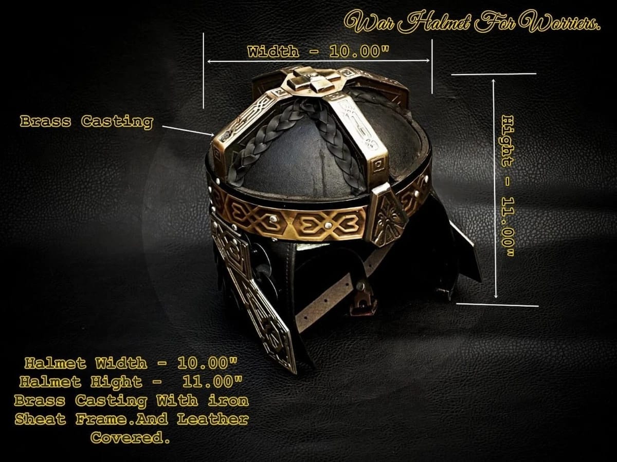 Gimli Dwarf Helmet Replica – Lord of the Rings Collectible Armor | Geekzilla