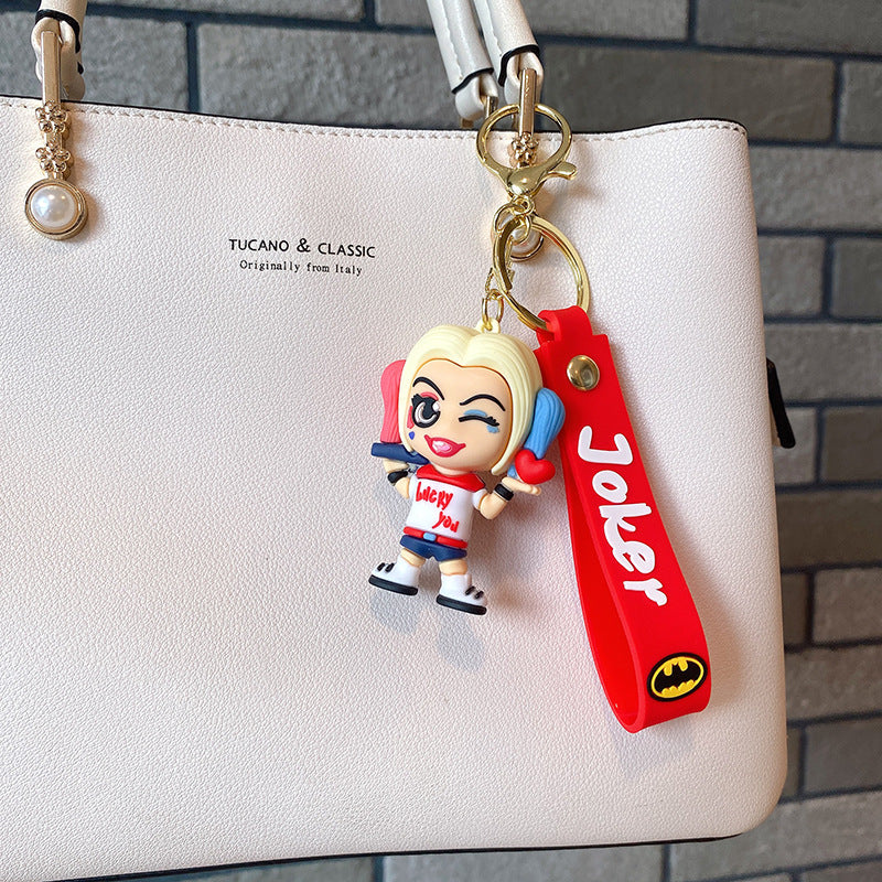 The Multiverse Keychain Variants - Batman , Joker, superman , suicide squad