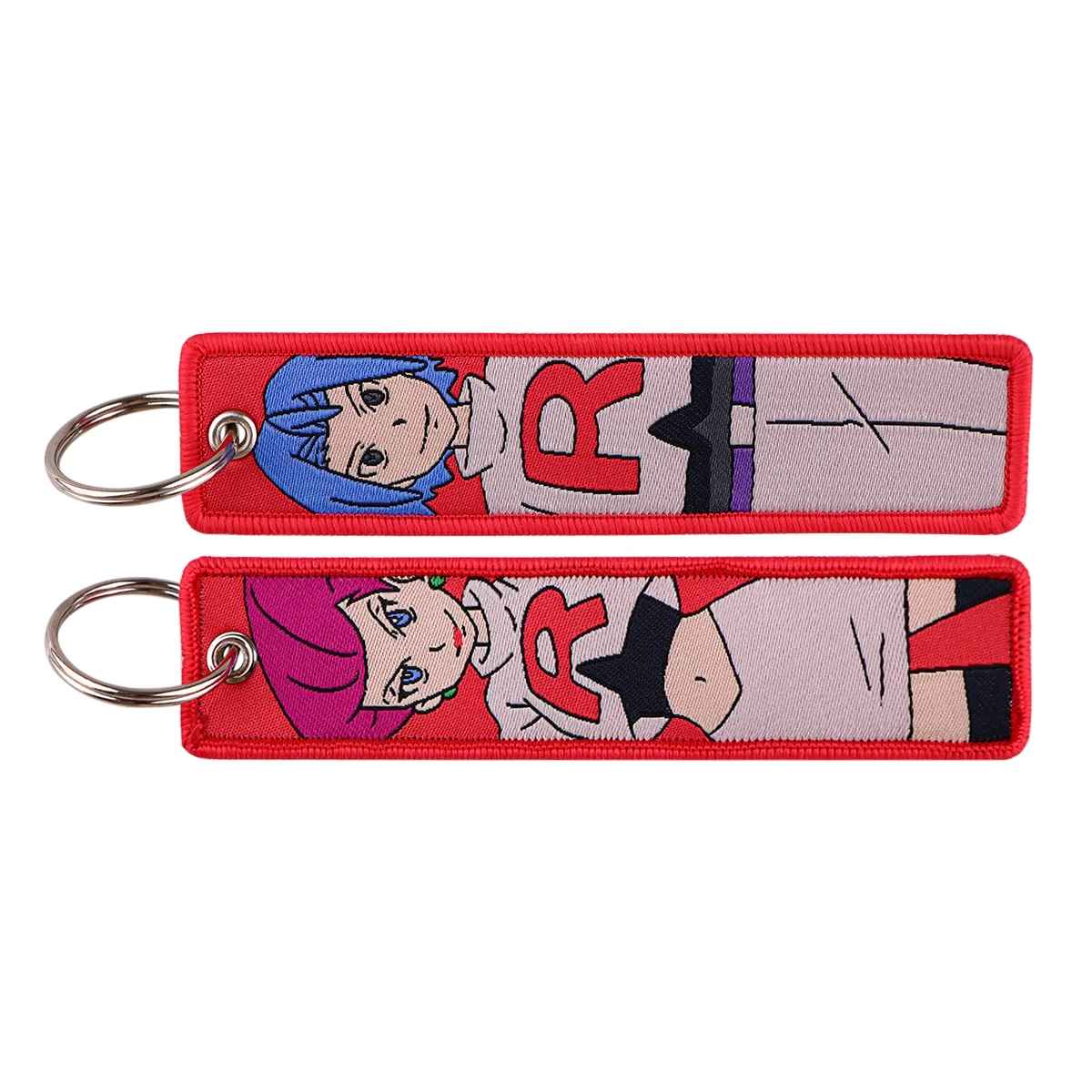 Pokémon Embroidered Cloth Keychains