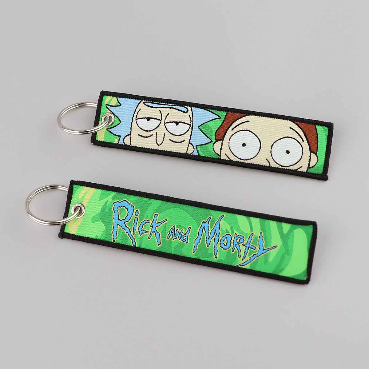 Rick and Morty "Multiverse Portal" Embroidered Keychain
