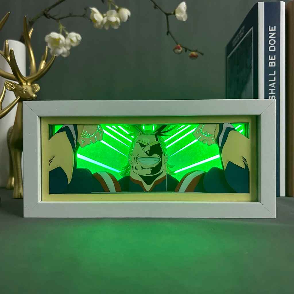 All Might "Symbol of Peace" Multi-Layered RGB Light Box