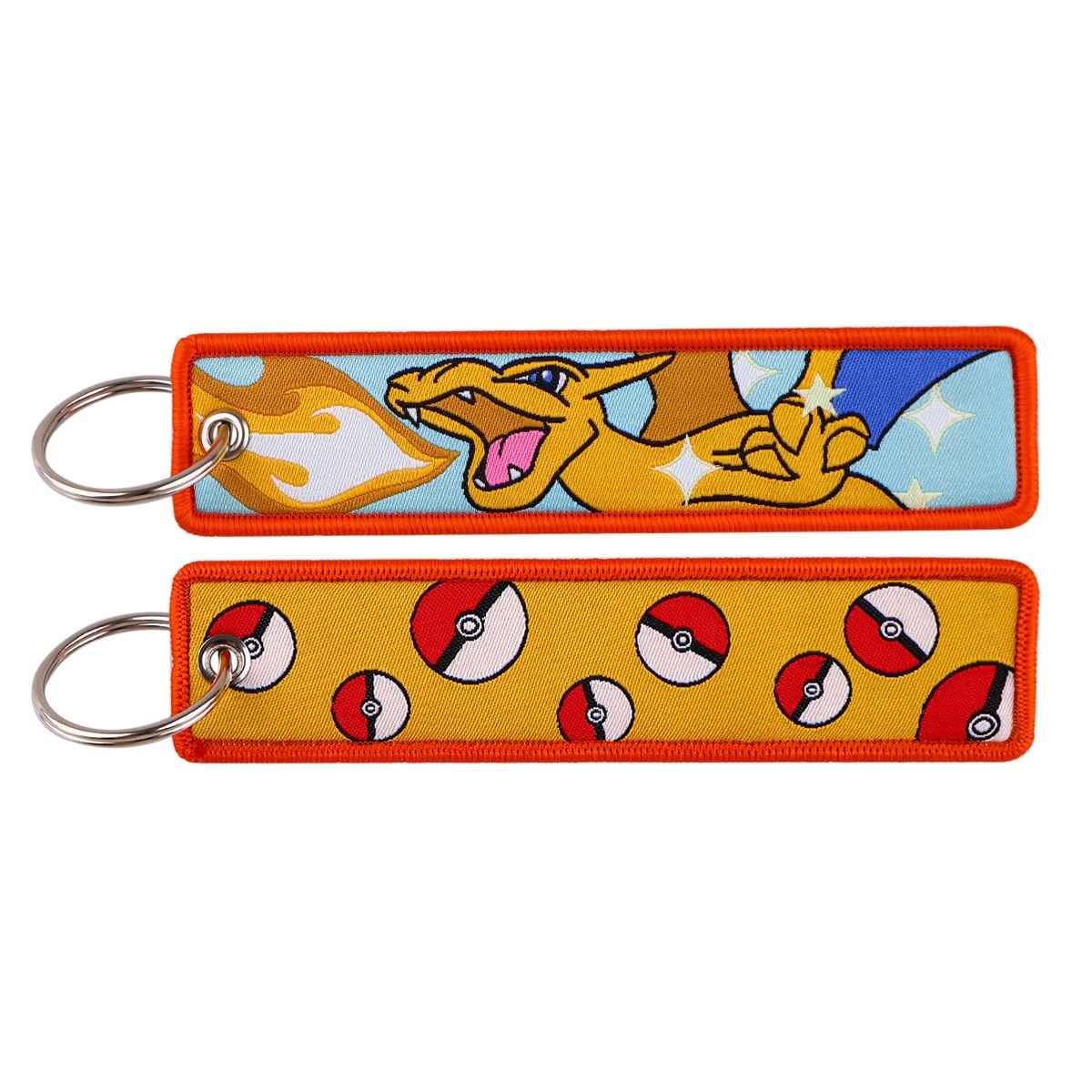 Pokémon Embroidered Cloth Keychains