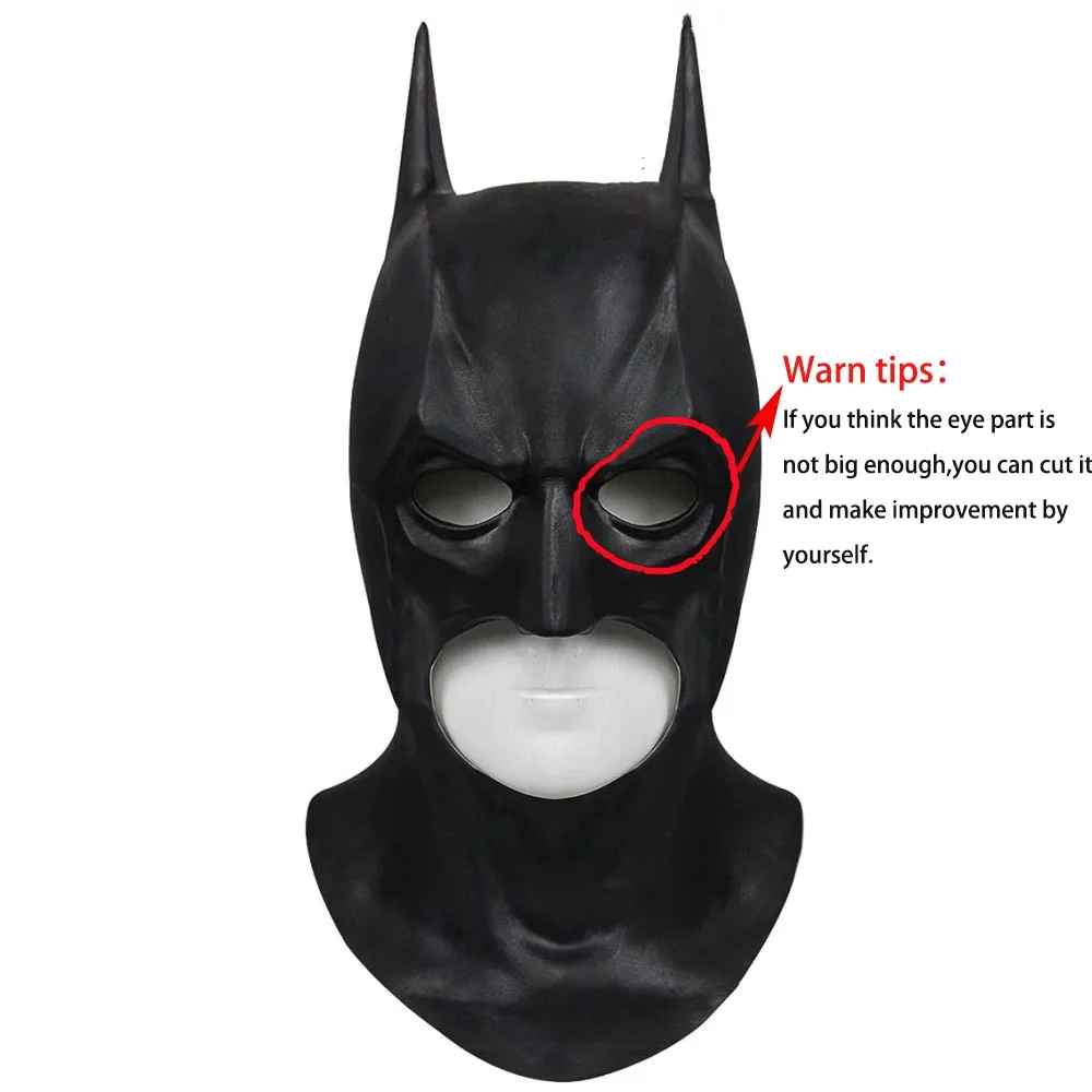 Batman 1989 Full Head Mask – Cosplay Superhero Bruce Wayne Halloween Party Prop