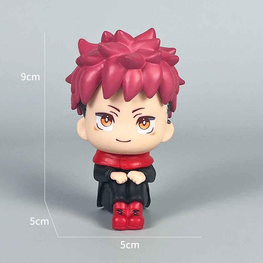 Jujutsu Kaisen 5-Piece Set – Collectible 9cm PVC Figures of Gojo, Yuji, Megumi and Nobara
