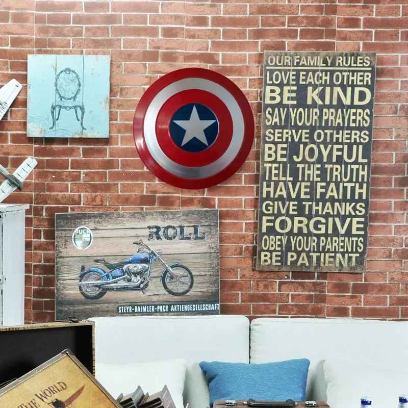 Marvel Captain America Premium Stainless Steel Shield – 1:1 Full Scale 60cm Metal Replica