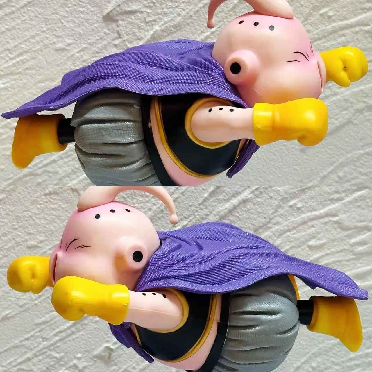 Dragon Ball Z Majin Buu Action Figure – Chibi Levitating Flight Pose Statue, Innocent Fat Buu Premium Anime Collectible Figurine with Display Stand