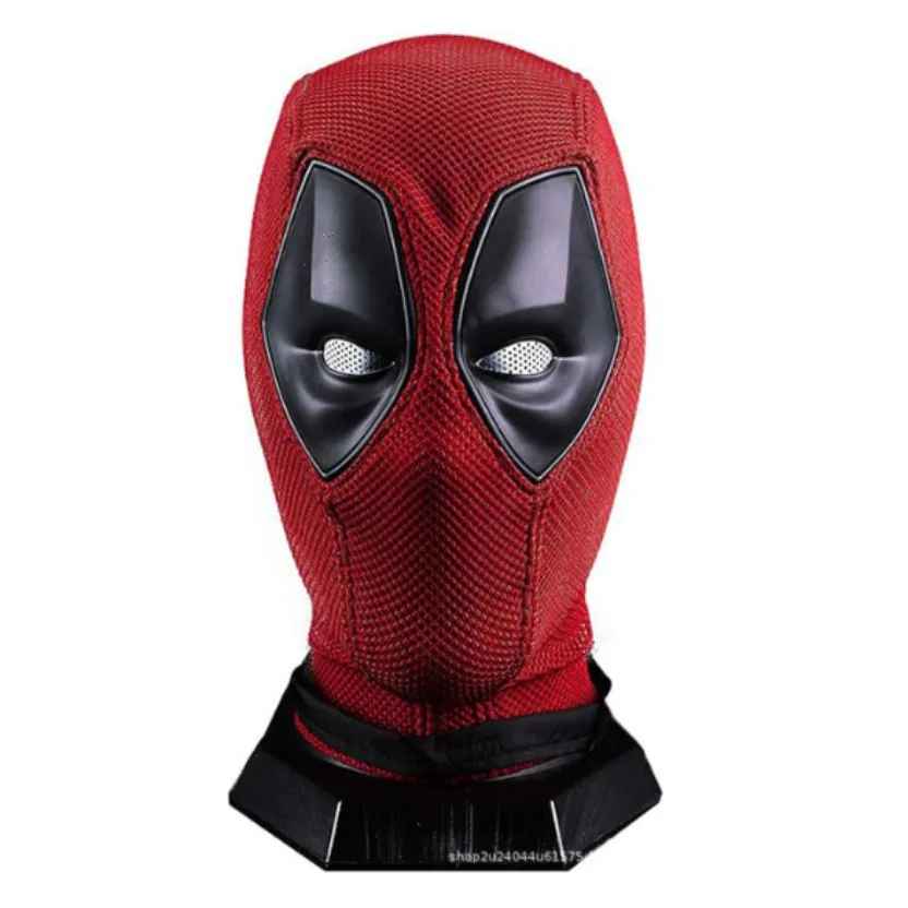 Deadpool Premium Fabric Cosplay Mask – Merc with a Mouth Textured Balaclava Hood, Movie-Accurate Anti-Hero Costume Accessory & Collector Display