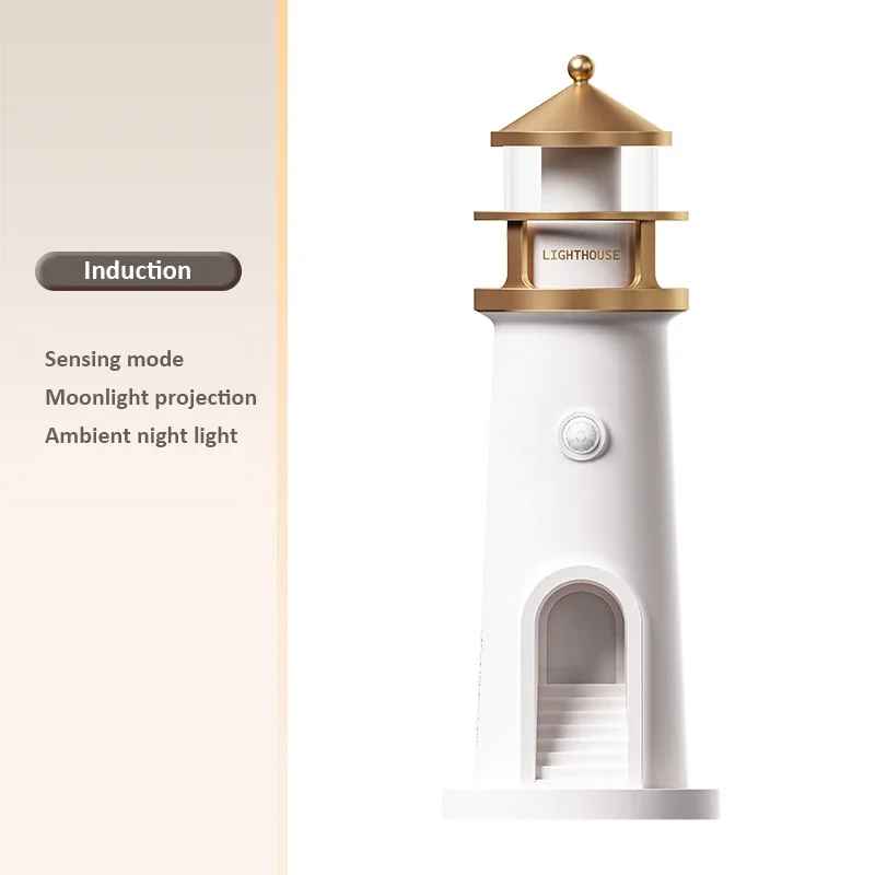 🌙 Moon Projector Lighthouse: Smart Lighting