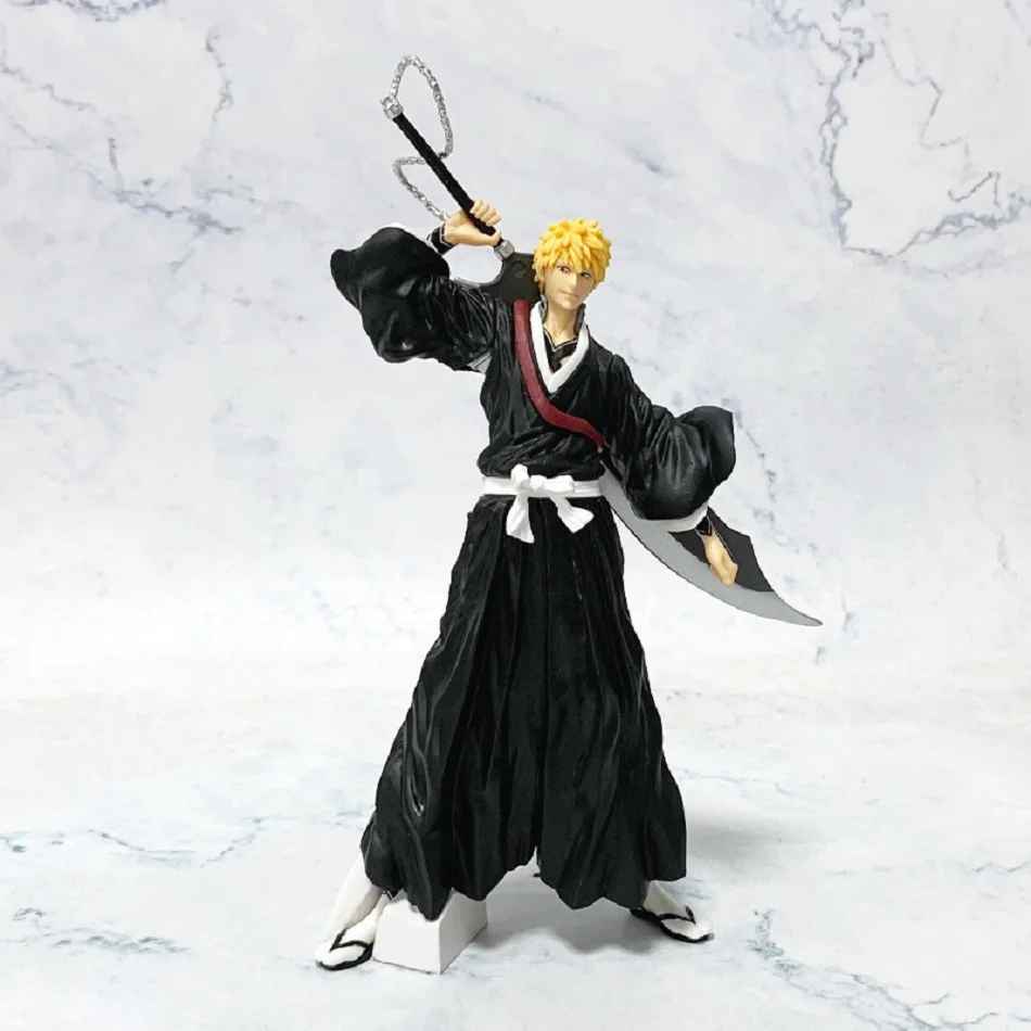 Bleach Ichigo Kurosaki Action Figure – 21cm  Shinigami Statue with Zangetsu Sword