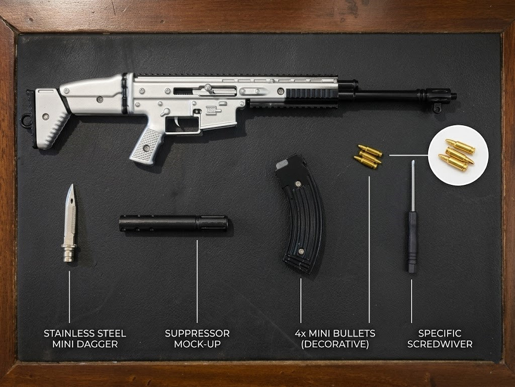 FN SCAR-L Tactical Rifle Miniature – Premium 7-Inch DIY Assembly Scale Model Kit