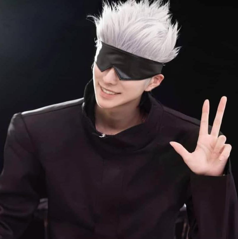 Satoru Gojo Cosplay Blindfold – Jujutsu Kaisen Anime Accessory | Geekzilla