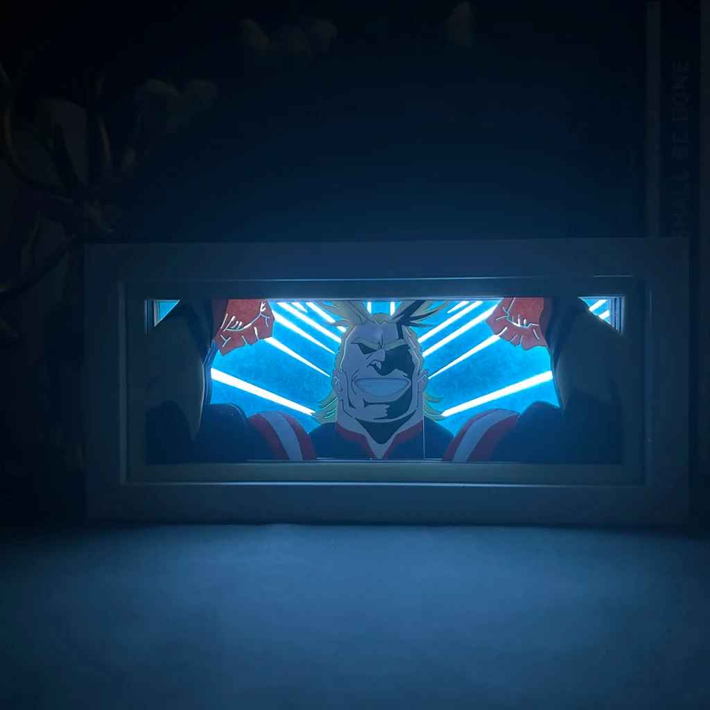 All Might "Symbol of Peace" Multi-Layered RGB Light Box
